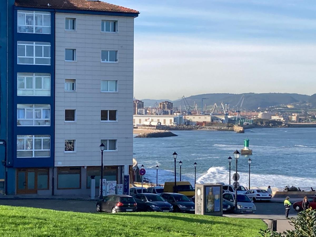 Apartamento El Espigon Gijón Eksteriør billede